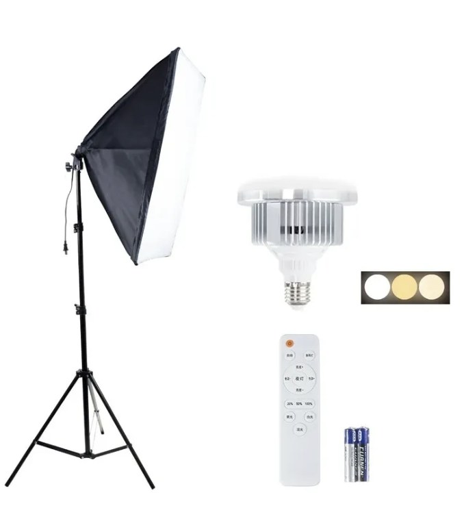 Softbox genérico E27 50×70cm